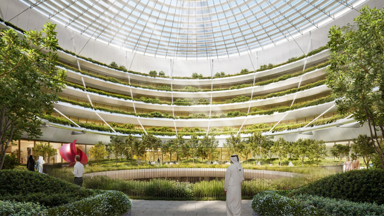 The sixth-floor sky garden and terrace