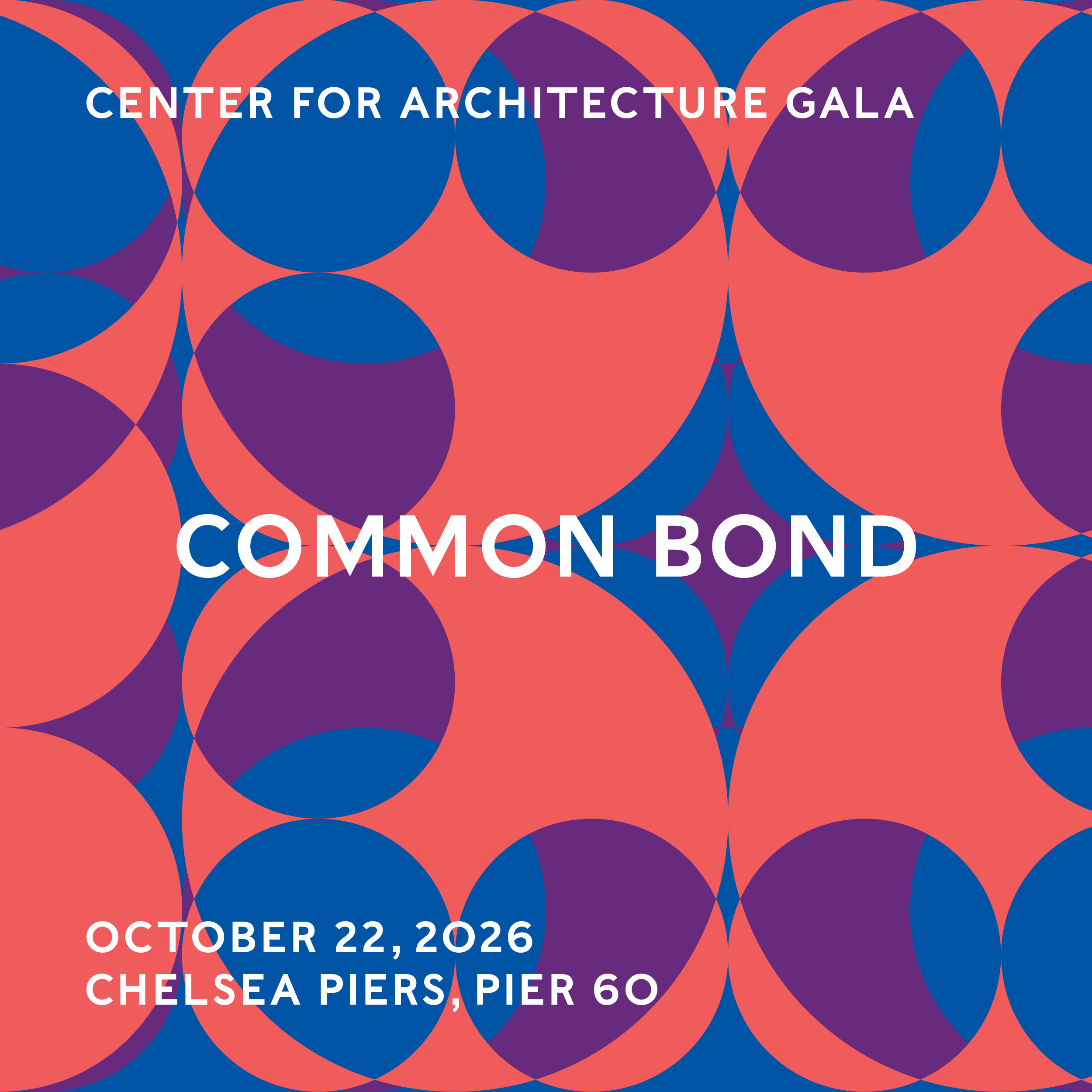 Promotional graphic for the Common Bond Gala