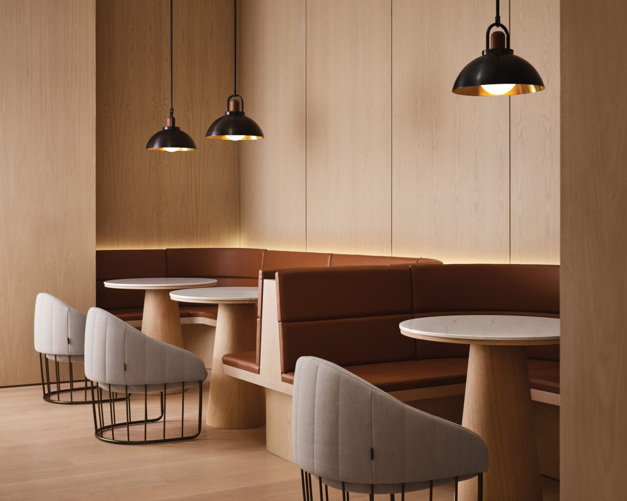 Interior seating area