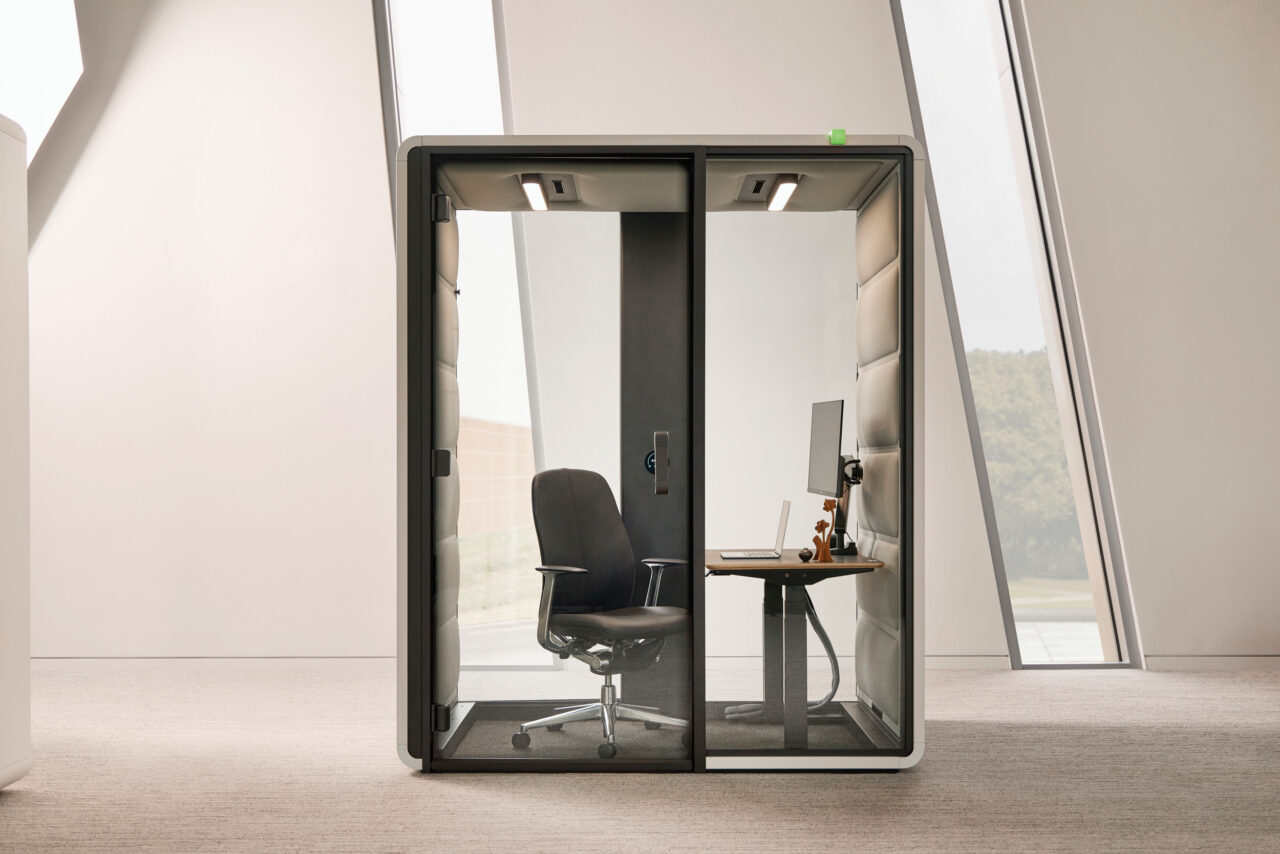 Haworth Architectural Solutions' modular wall systems and enclosed space solutions