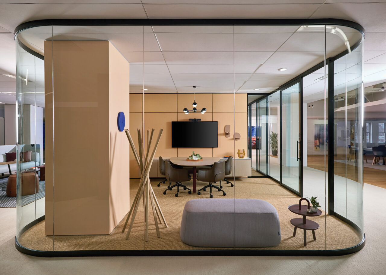 Haworth Architectural Solutions' modular wall systems and enclosed space solutions