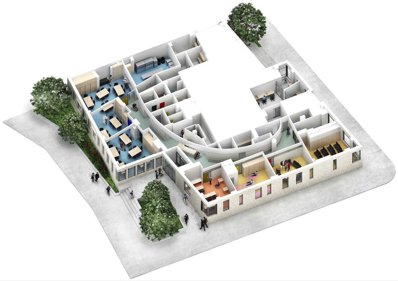 SAGE Center. Image Courtesy of Ted Porter Architecture.