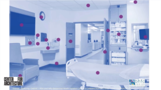 Image of interior hallway in a hospital