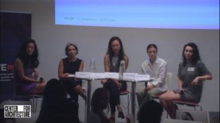 Image of panelist at WE Connect Event: Mobilizing Women-Led Green Entrepreneurship event