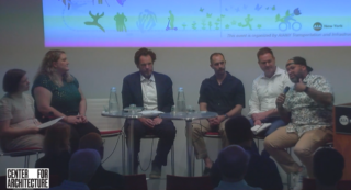 Image of Panelists at NYC Greenways: Paths to an Equitable City-Wide Network event