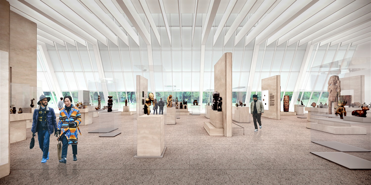 Rendering of the Met's Rockefeller Wing