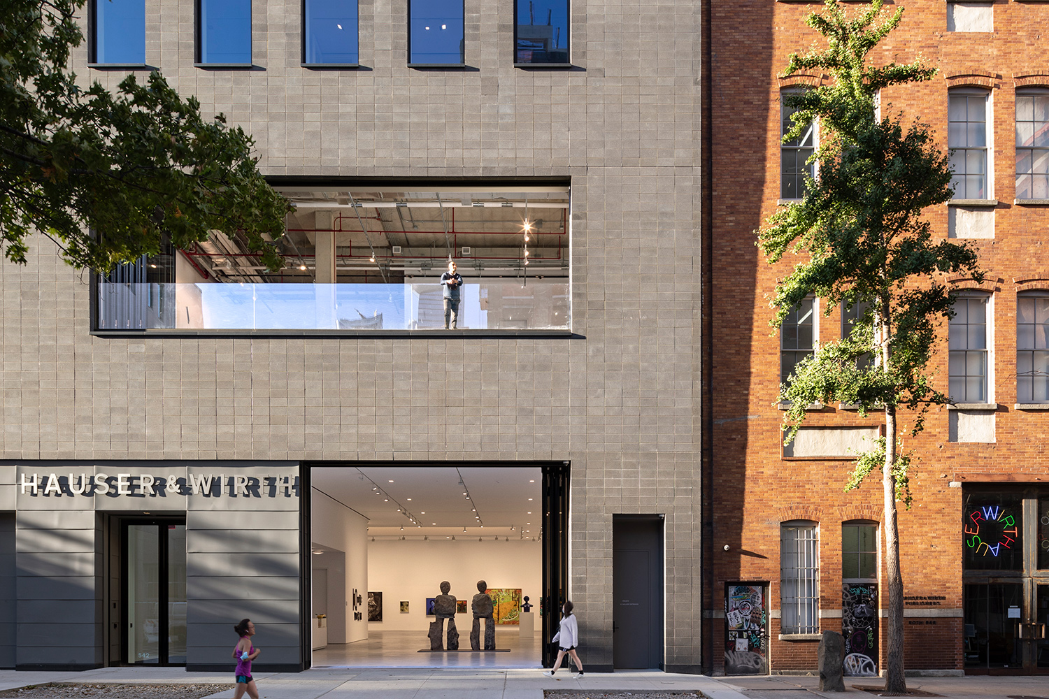 Hauser and Wirth gallery on West 22nd Street