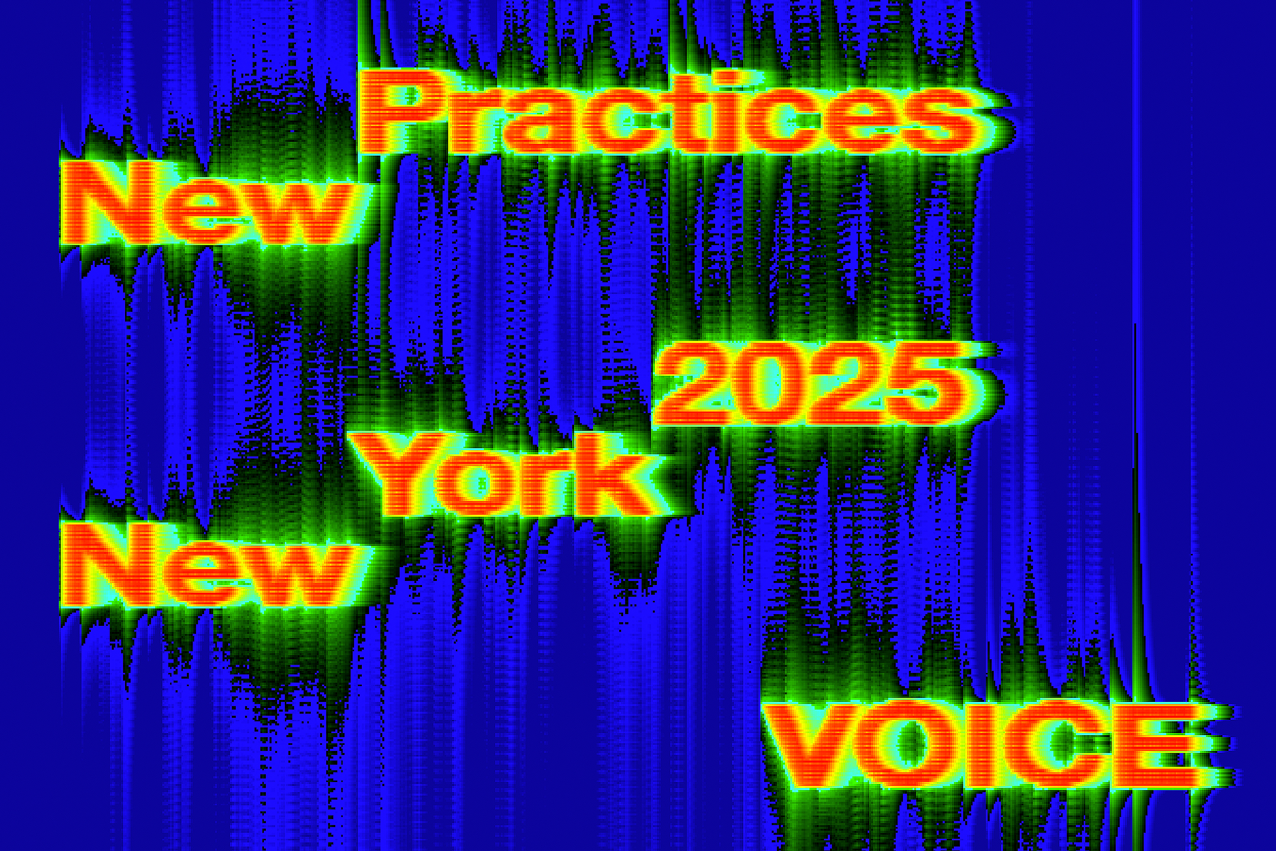 New Practices New York 2025: Voice promotional graphic