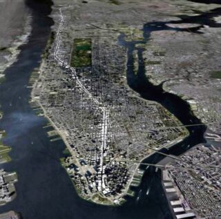 Airial image of Lower Manhattan