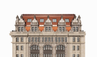 Exterior image of 95 Madison elevated rendering