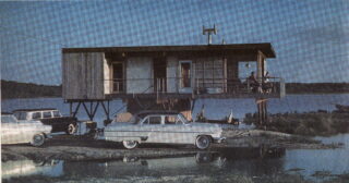 Exterior of Lewis House, 1954