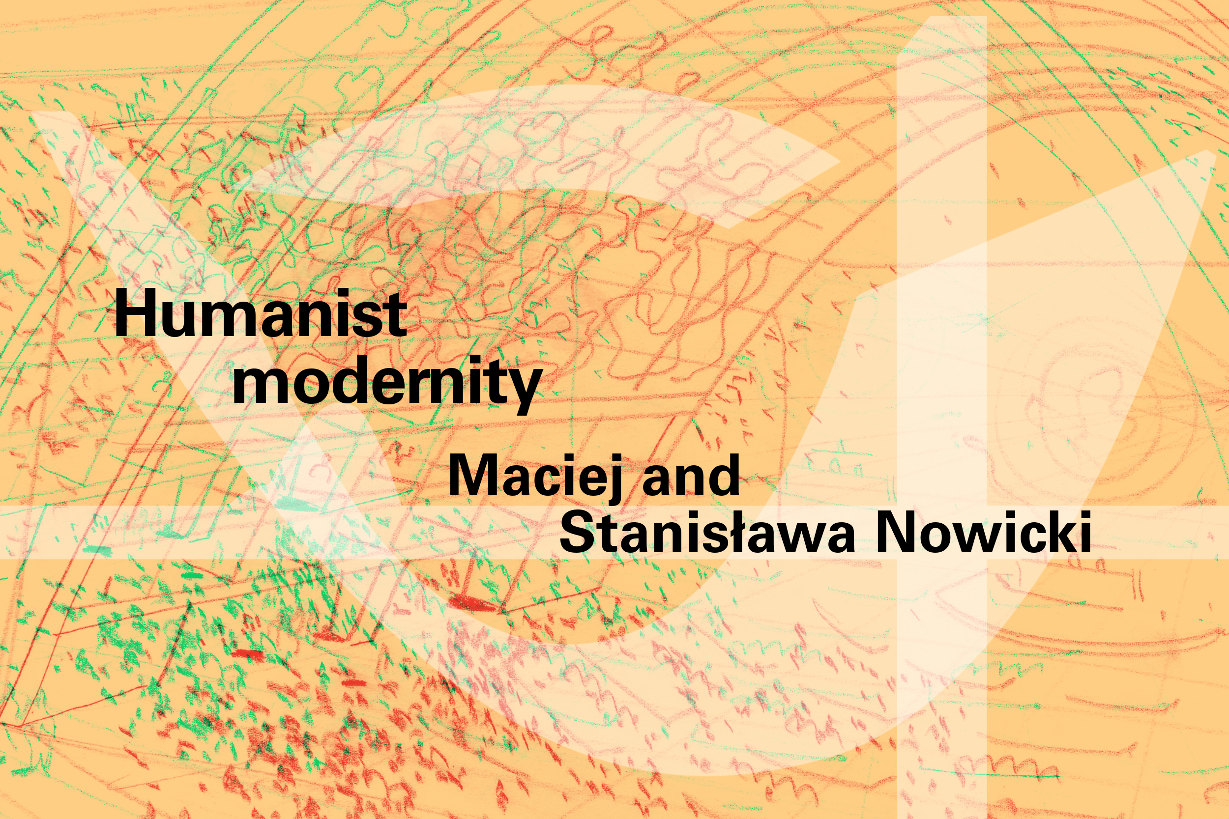 Humanist modernity exhibition graphic