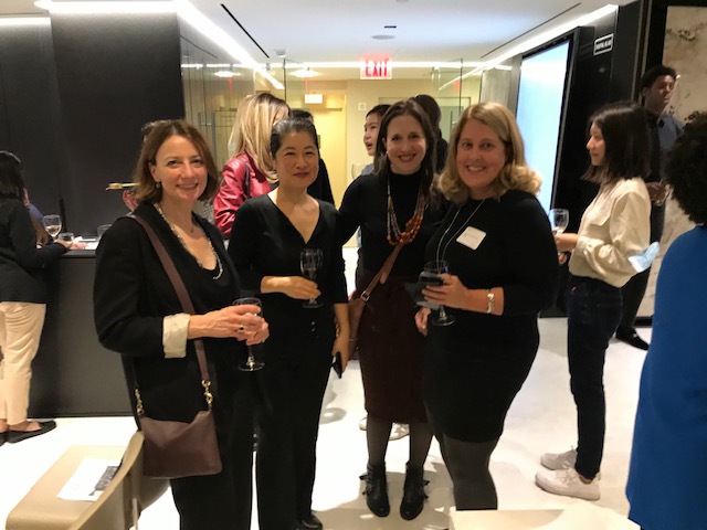 A group photo of attendees at the 6th annual ‘Happy Hour: Honoring the 2021 Women Fellows’ event at the Cosentino showroom.
