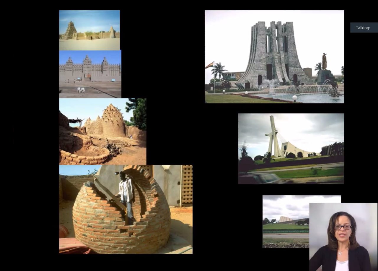 A candid photo from the AIANY WIA February Committee Meeting and Design Presentation