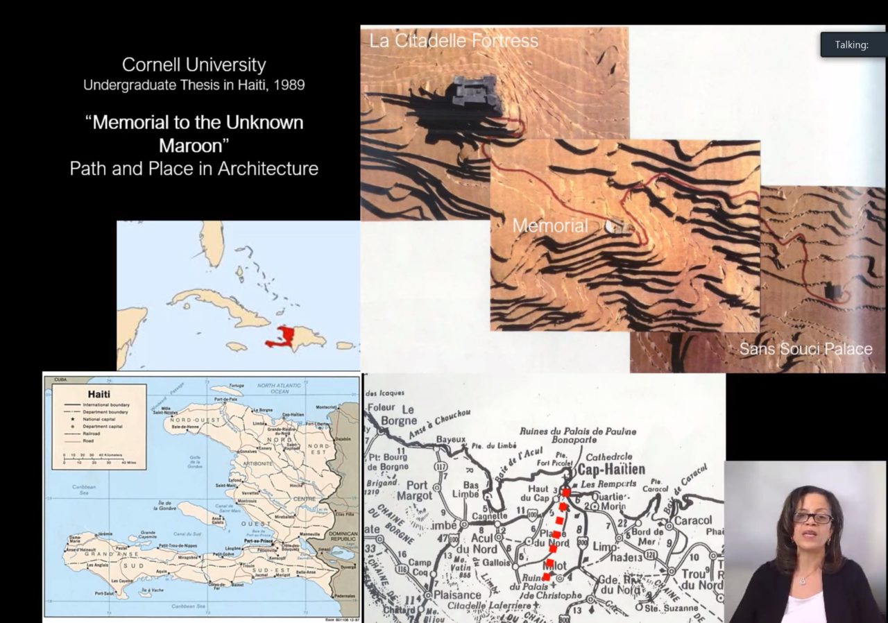 A candid photo from the AIANY WIA February Committee Meeting and Design Presentation