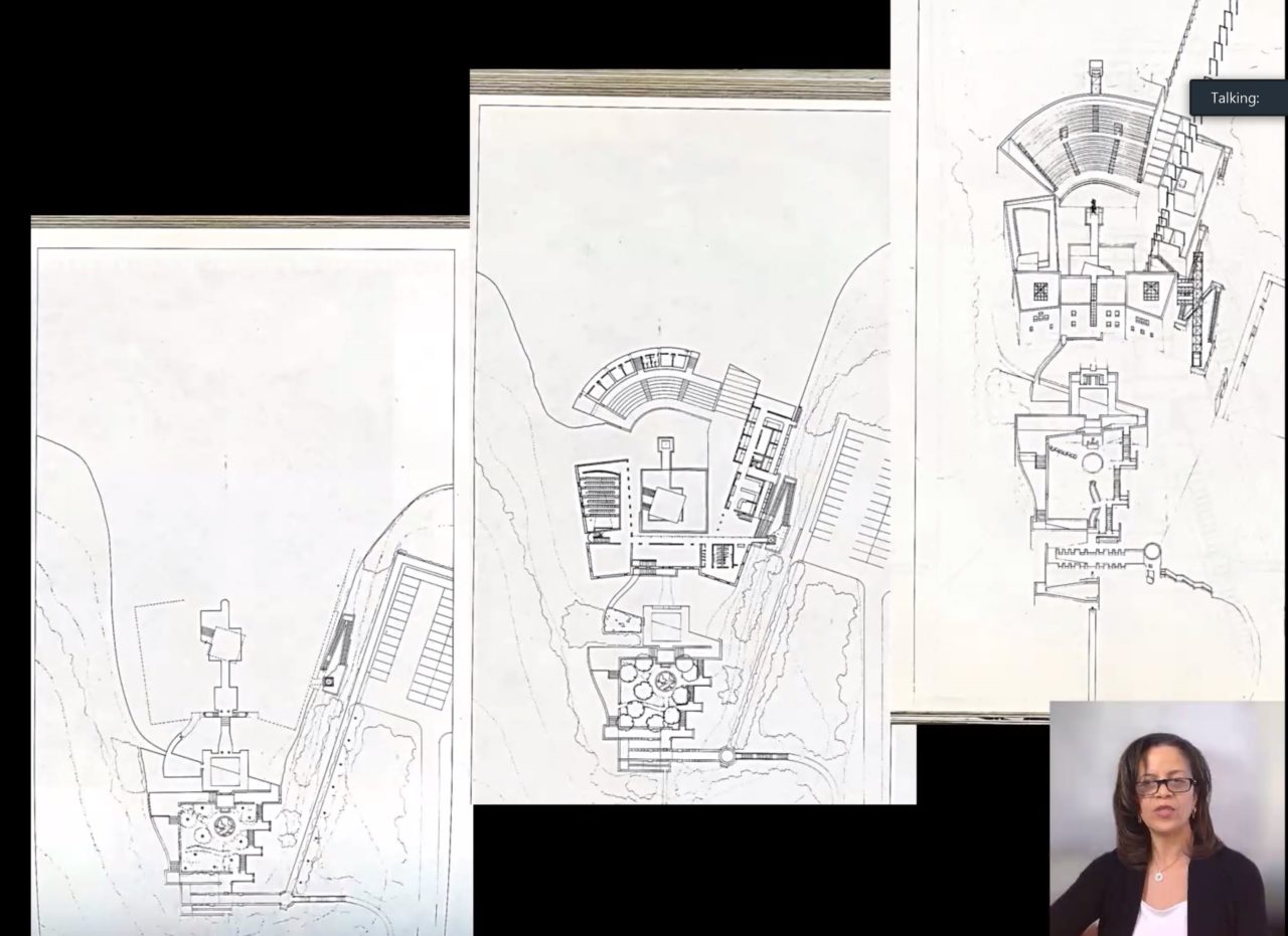 A candid photo from the AIANY WIA February Committee Meeting and Design Presentation