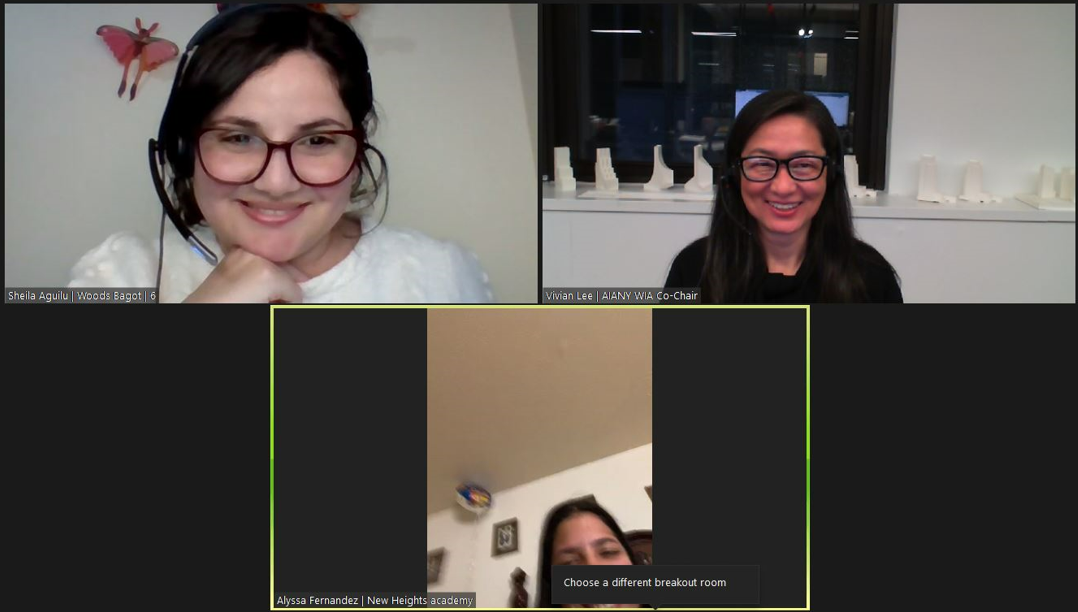 Mentor at WIA Career Day Event