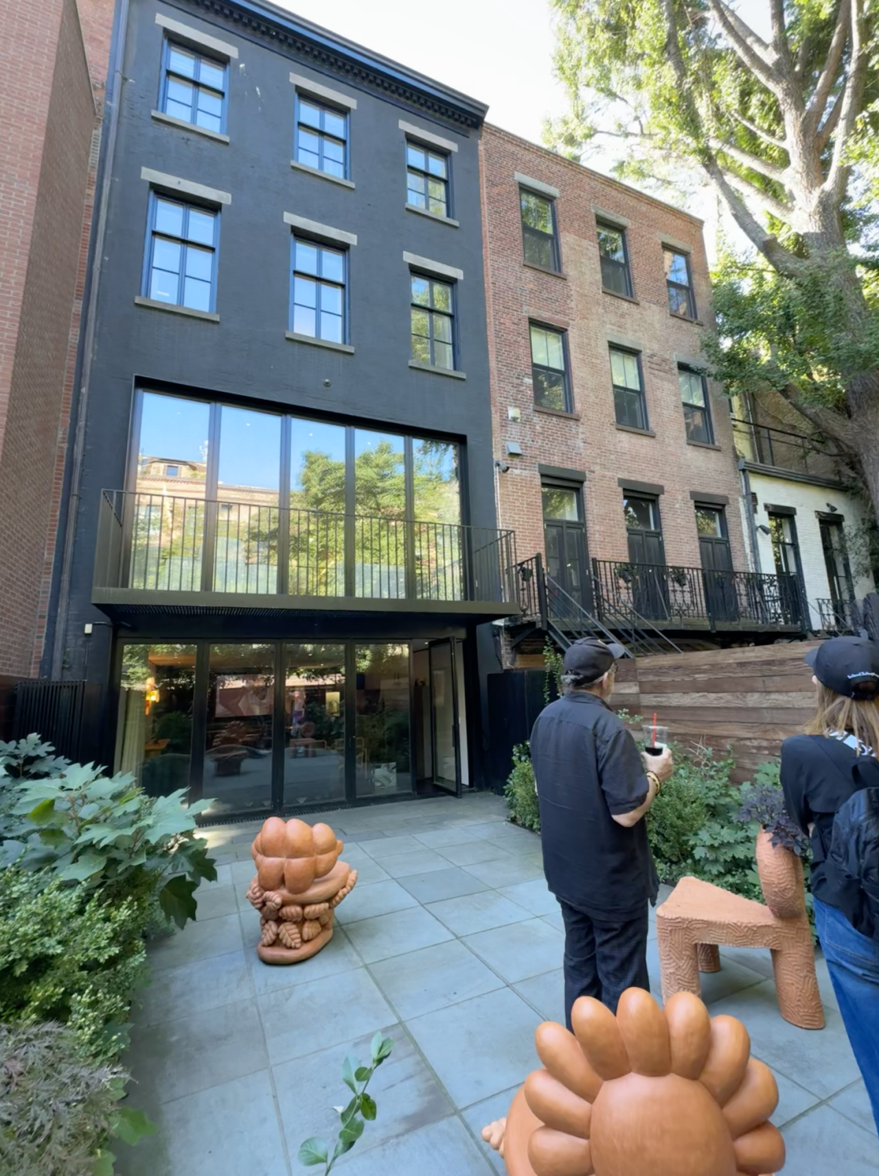 Rear façade of 8 St. Luke’s Place.Photo: Natalie Chen.