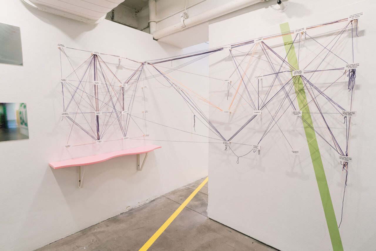 CFA Lab: Seeking Refuge and Making Home in NYC, installation view, Center for Architecture, 2023