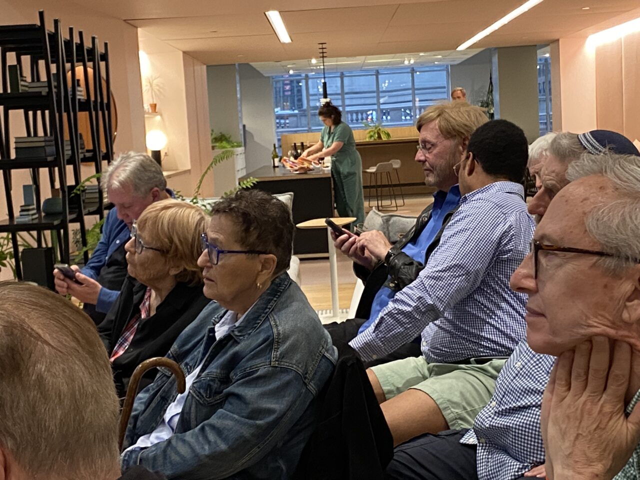 Audience view at the Justice Film Series Event Rights and Reactions