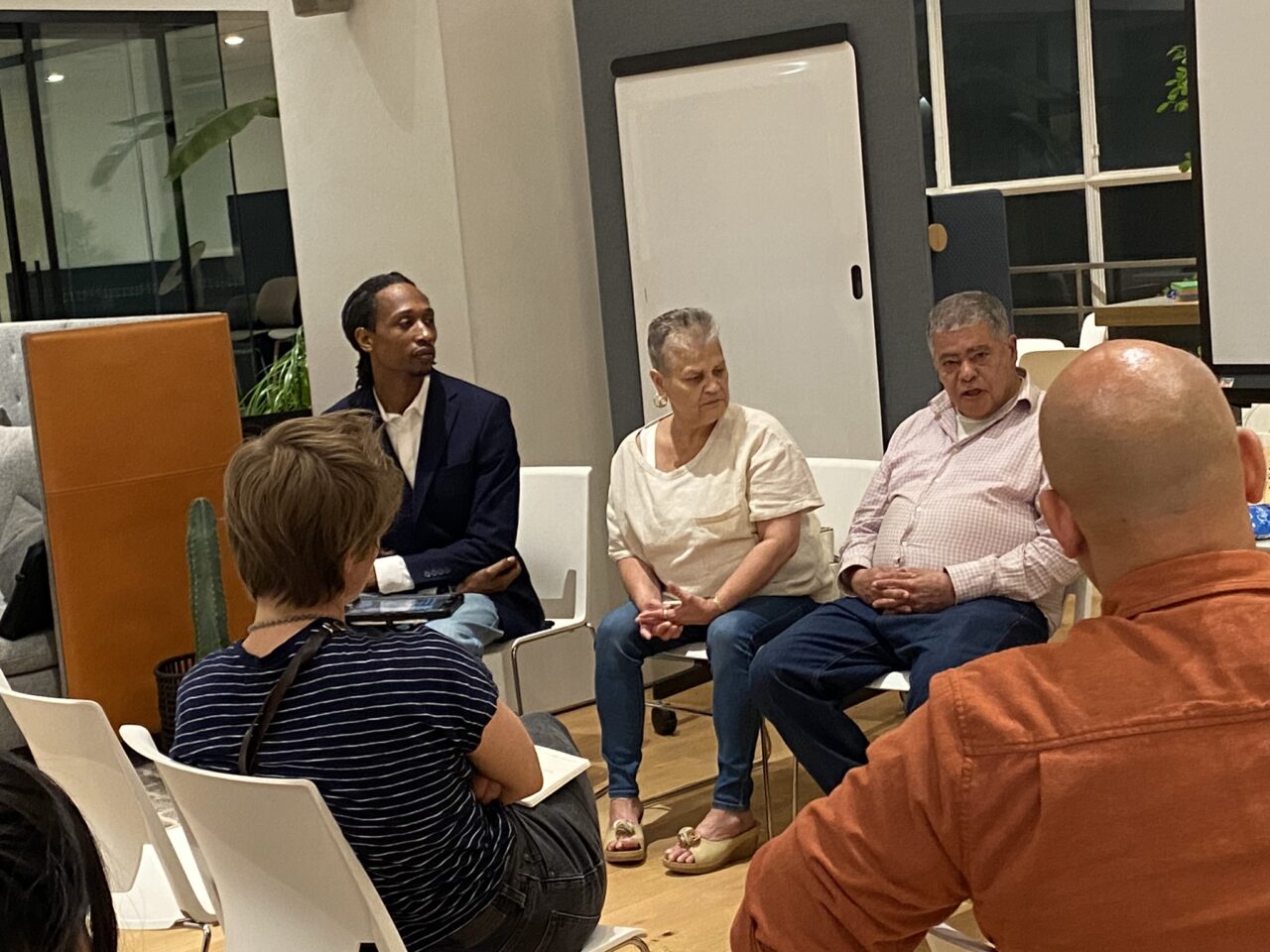 Audience view at the Justice Film Series Event Rights and Reactions